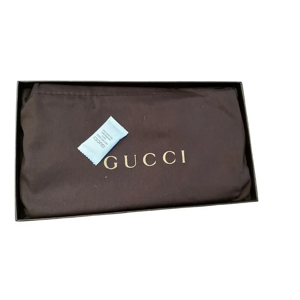 Gucci Microguccissima GG Leather Long Continental Wallet Zip Around Purple - Picture 6 of 7